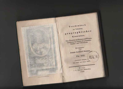 Sommer:Taschenbuch zur Verbreitung Geographischer Kenn, 1835