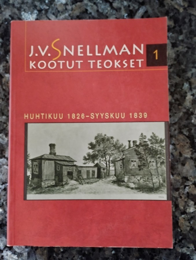 J. V. Snellman : Kootut teokset 1-24