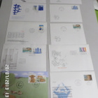 10 kpl Puhtaita kulkemattomia FDC kirjekuoria leimattu. - pikkukuva 1