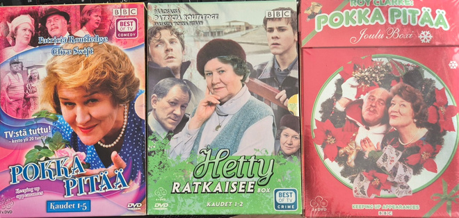 POKKA PITÄÄ+HETTY RATKAISEE SARJAT -DVD