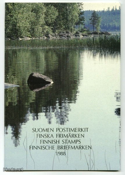 Suomi Postimerkkien vuosilajitelma v 1988