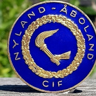 Veljekset Sundqvist leimalla merkki. Halkaisija - 40 mm. Hyv - pikkukuva 4