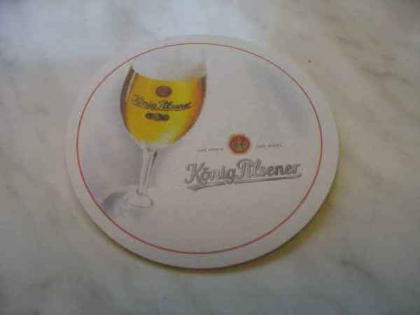 Olut tuopin alunen, König Pilsener