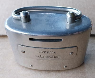 Metallinen Säästölipas Hyvinkään Säästöpankki Hyvinkää