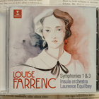 Laurence Equilbey; Louise Farrenc - Symphonies 1 & 3 (CD) - pikkukuva 1