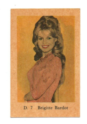 Purkkakuva D n:o 7 BRIGITTE BARDOT