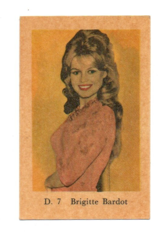 Purkkakuva D n:o 7 BRIGITTE BARDOT