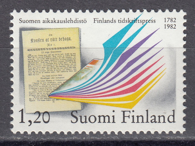 1982 Lape 890 Suomen aikakausilehdistö 200 v. **