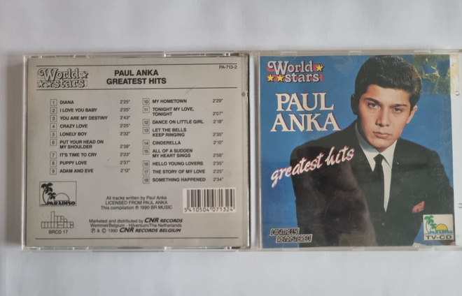 PAUL ANKA: GREATEST HITS CD