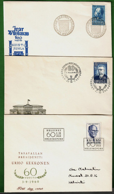 FDC-Wilksman 100v/Paasikivi 80v/Kekkonen 60v (115)