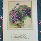 E.Kojine, äpvkortti, hortensia, taittokortti, kulkenut 1942 - pikkukuva 1