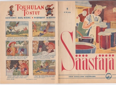 TURUN SUOMALAINEN SÄÄSTÖPANKKI, SÄÄSTÄJÄ LEHTI  NO 5/ 1946,