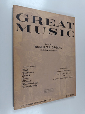 Great music for all wurlitzer organs (Including Model 4100)