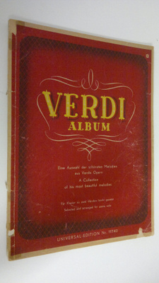 Hans Rahner : Verdi album : Eine Auswahl der schönsten Me...