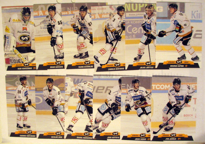 Cardset 2017-18 Kärpät 265-276 teamset