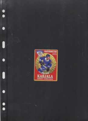 Karjala Olut Saku Koivu Maailmanmestari  1995 Etiketti