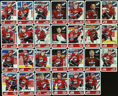 15-16 HIFK Team Issue (27 erilaista)