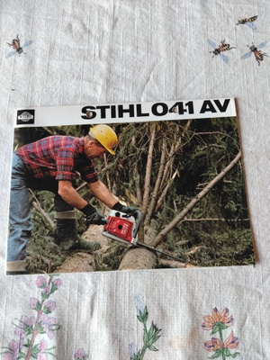 stihl 041 av moottorisahan esite