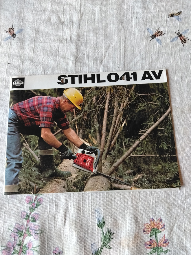 stihl 041 av moottorisahan esite