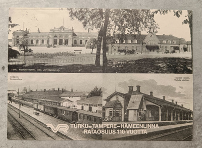 Rautatieasemat H-linna, Tampere, Turku