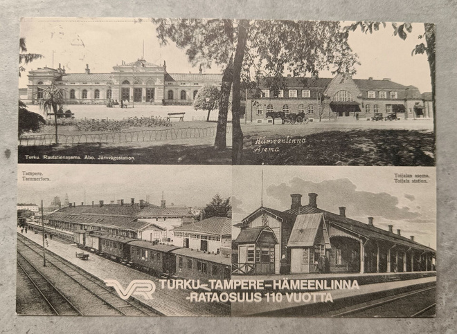 Rautatieasemat H-linna, Tampere, Turku