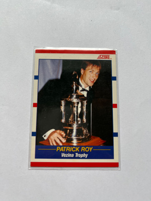 1990-91 Score Vezina Trophy Canadian Patrick Roy #364