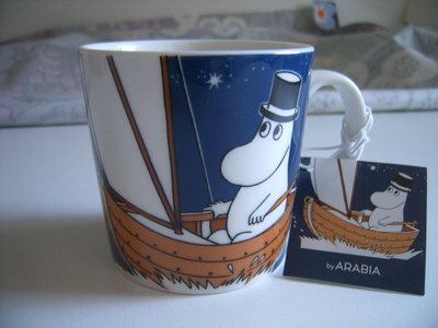 Arabia Muumimuki MUUMIPAPPA SYVÄ SININEN