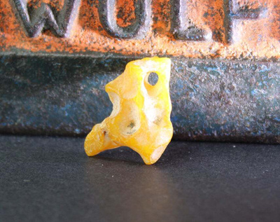 Meripihka amuletti luonnon onkalo 24.0 mm 360/360 nätti