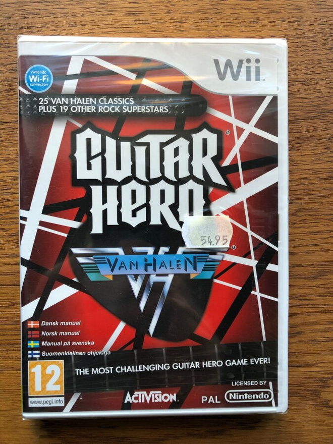 Wii: Guitar Hero: Van Halen (uusi, avaamaton muoveissa)