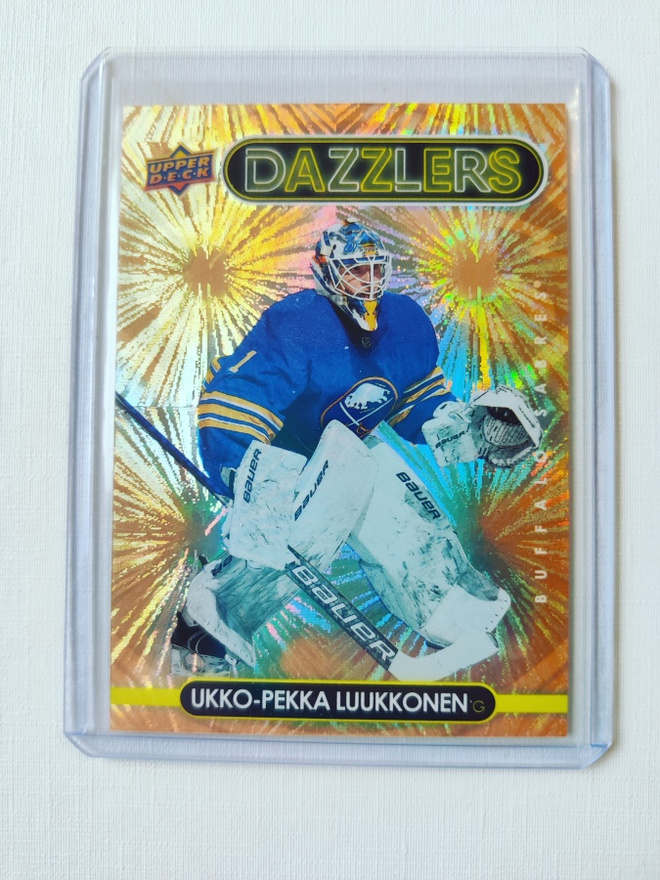 Ukko-Pekka Luukkonen - 21-22 UD Dazzlers Orange RC