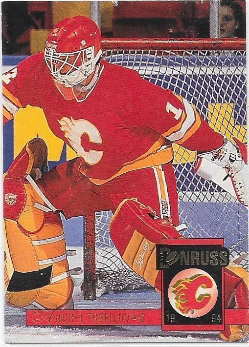 1993-94 Donruss #409 Andrei Trefilov Calgary Flames MV