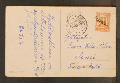 # 23693 # Numeroleima 2442 + Pp Ryhälä kortti Sulkava > Lemi