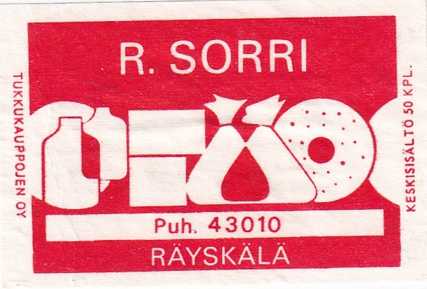 Räyskälä. R. Sorri , Tukkukauppojen Oy 7/9