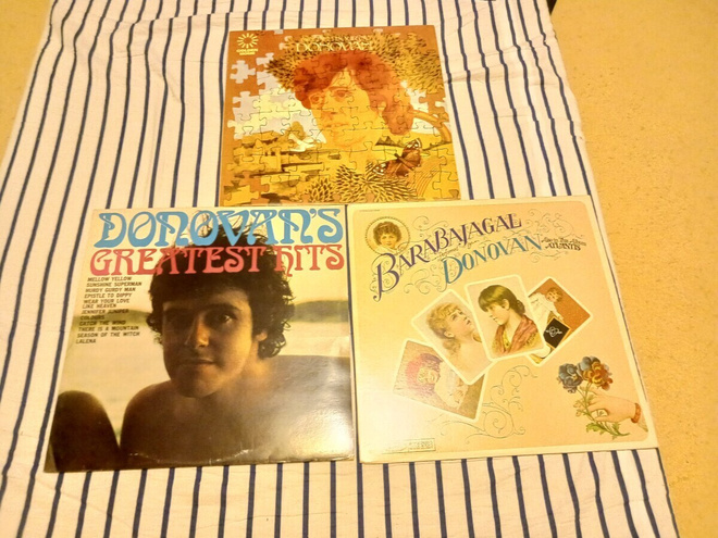 Donovan lp x 3 Folk Rock, Psychedelic Rock hienot kunnot