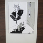 Joost Swarte: Une carte de la serie 10 angoisses sarjakuvak. - pikkukuva 1