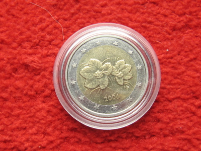 Suomi 2€ 2006 Väärä kartta