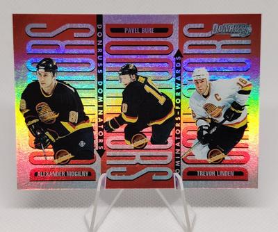 1996-97 Donruss Dominators Pavel Bure/Mogilny/Linden /5000