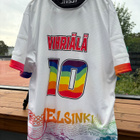 Puna-Mustat game worn Pride pelipaita #10 Jussi Vihriälä - pikkukuva 1