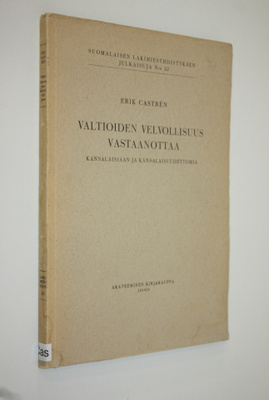 Erik Castren : Valtioiden velvollisuus vastaanottaa kansa...