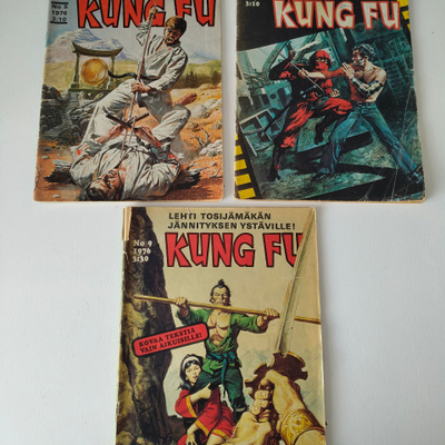 King Fu sarjakuva lehtiä 1976