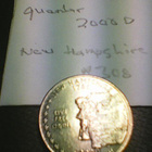 USA quarter 2000D, New Hampshire, km#308 - pikkukuva 2