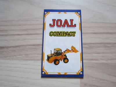 JOAL -pikkuautojen pieni esite