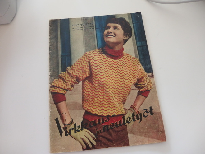 Käsityölehti v. 1953 , Virkkaus ja neuletyöt