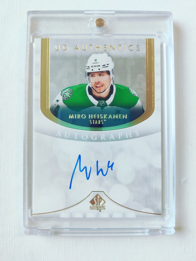 Miro Heiskanen - 23-24 SP Ud Authentics Autographs