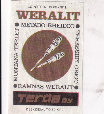 Teräs Oy, Weralit  ,  s64