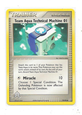 2004 Pokemon Cards # Team Aqua Technical Machine 01 (79/95)