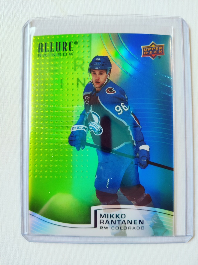 Mikko Rantanen - 21-22 UD Allure Rainbow Green/Blue /299