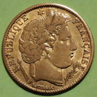 Ranska 10 Francs 1851 kultaraha, kunto ok. - pikkukuva 1