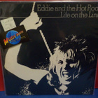 EDDIE AND THE HOT RODS - LIFE ON THE LINE 1ST UK-77 M-/EX LP - pikkukuva 1