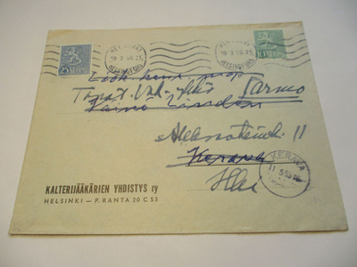 1955 Hki Kalterijääkärien Yhdistys kuori